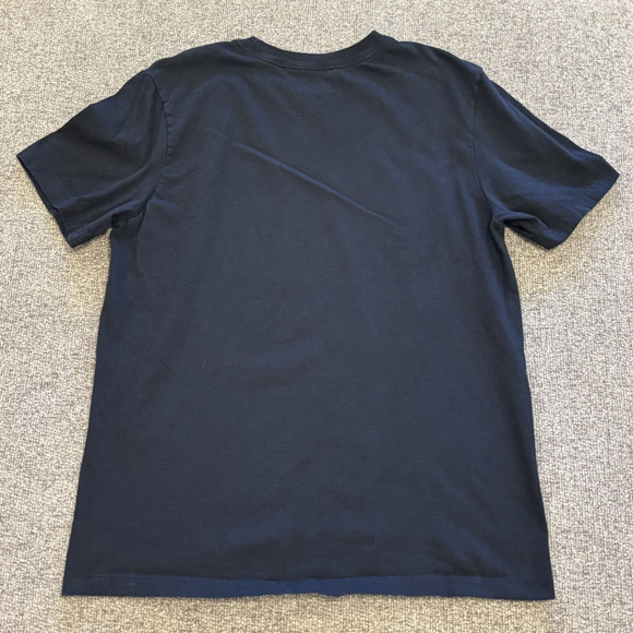 Nike Run Men's The Nike Tee T-Shirt, Medium - Black short sleeve orange swoosh - Picture 7 of 7